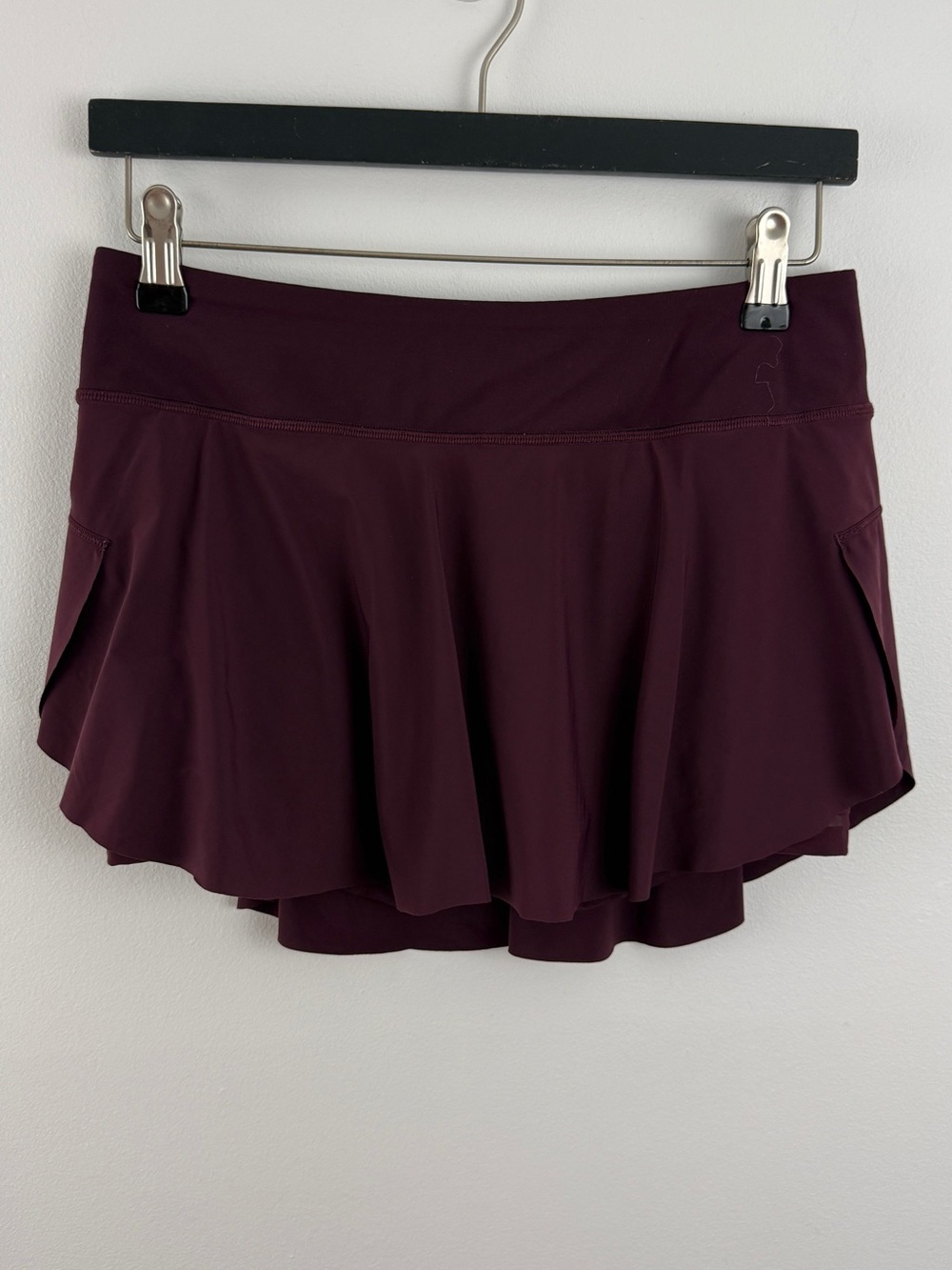 LULULEMON Quick Pace Skirt Deep Plum Athletic Skort. Size 6 - Picture 2 of 11